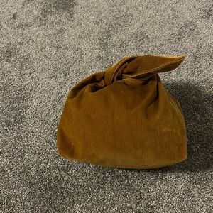 Corduroy brown bag